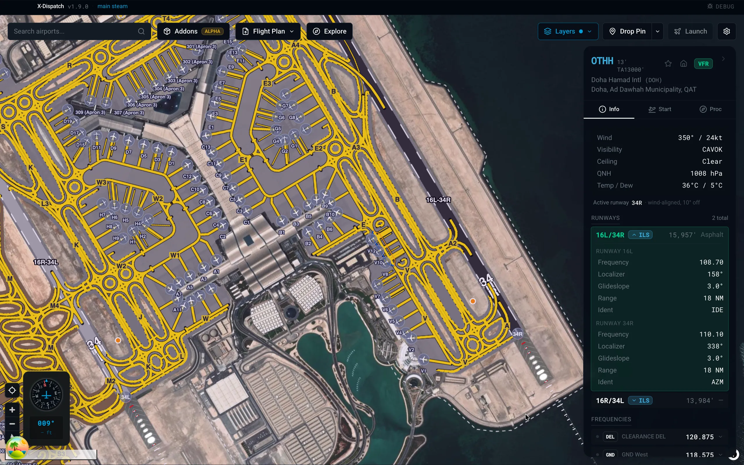 X-Dispatch: Real airport diagrams
