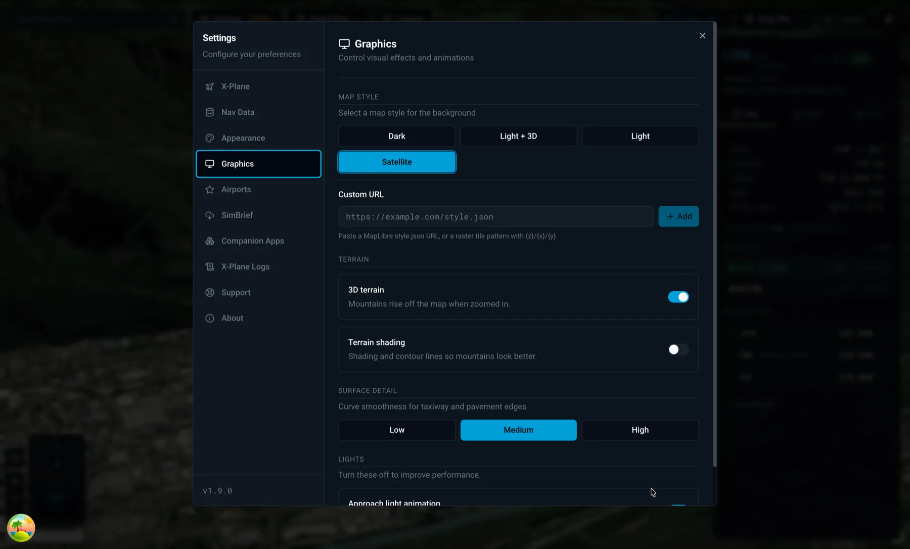 X-Dispatch settings dialog with multiple configuration sections.